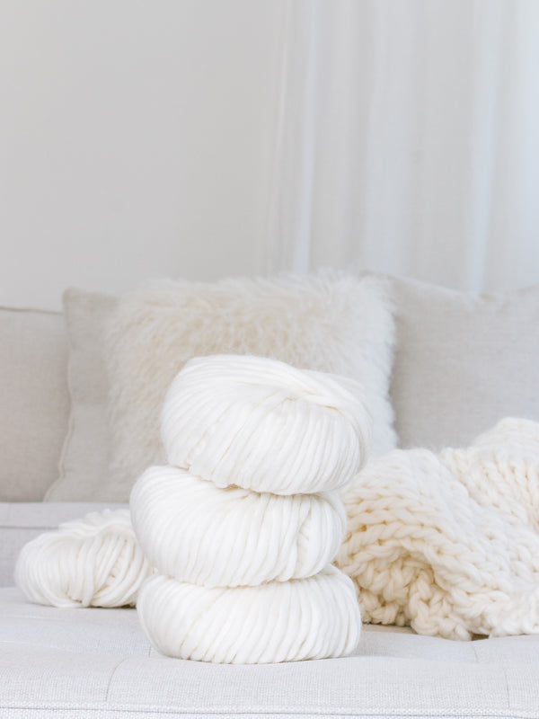 Wool bundles for pom poms + tassels